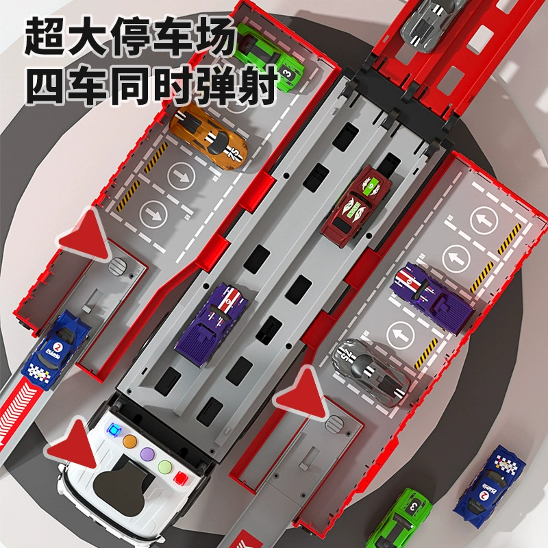 Children's storage system, transformer, truck, toy car railed, transport, parking, new collection