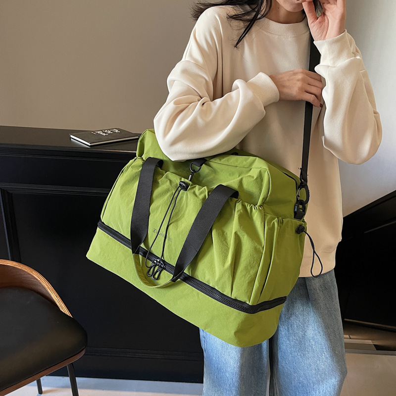 2026 New Model Short-Distance Travel Bag for Women, Large Capacity Multifunctional Sports and Fitness Bag, Dry and Wet Separation Luggage Storage Bag