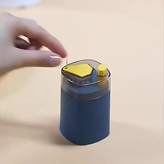 つまようじボックスクリエイティブ自動ポップアップホームリビングルームプッシュ式つまようじボックスポータブルつまようじボックス広告ギフト