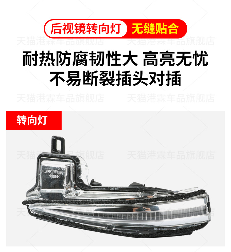Suitable for 21-24 Toyota Sienna Rearview Mirror Housing Crown Land Sienna Reversing Lens Frame Turn Signal