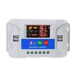 Luminous Color screen display 12V24V 30A solar controller set-free photovoltaic solar charging controller