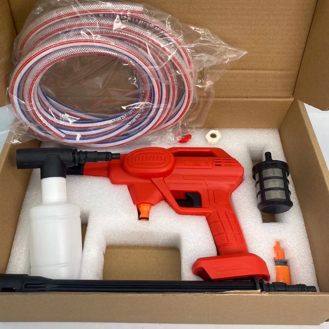大功率锂电无线洗车机便携式洗车水泵高压水枪家用清洗机洗车器