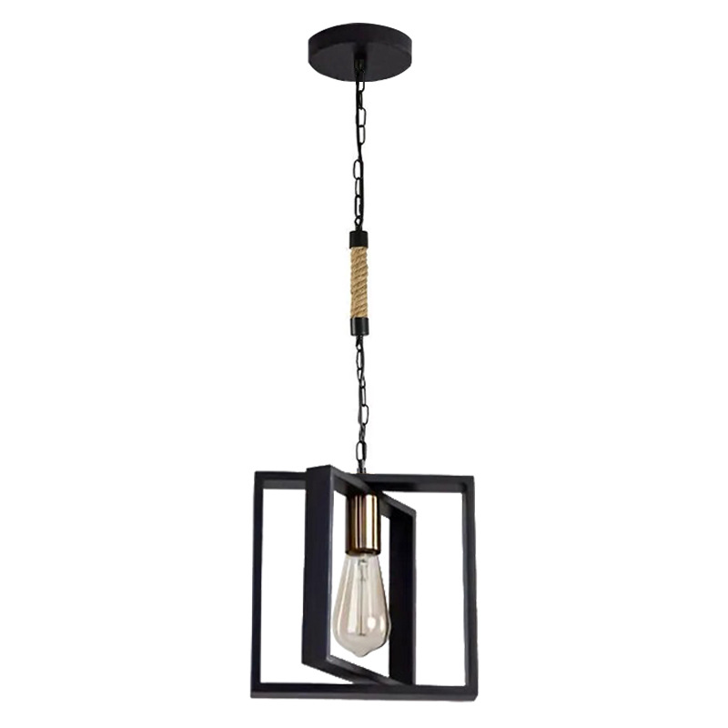 Retro industrial americano pastoral campo candelabros de hierro forjado transfronterizos restaurante cocina café bar lámparas