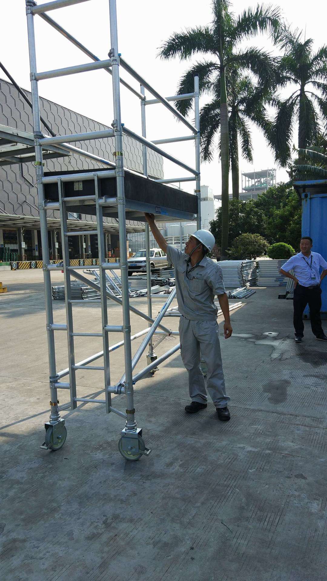 scaffold scaffolding移动铝合金脚手架租赁创意款一件起订custom