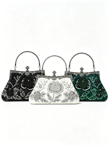 Amazon Temu TK hot wholesale cross-border hot sales retro beaded embroidery bags exquisite beaded bags cheongsam bags dinner bags