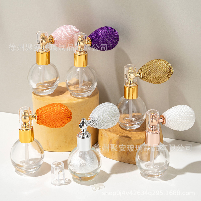 15ml气囊香水喷雾瓶闪粉分装高光眼影散粉喷粉瓶空瓶子抖音同款