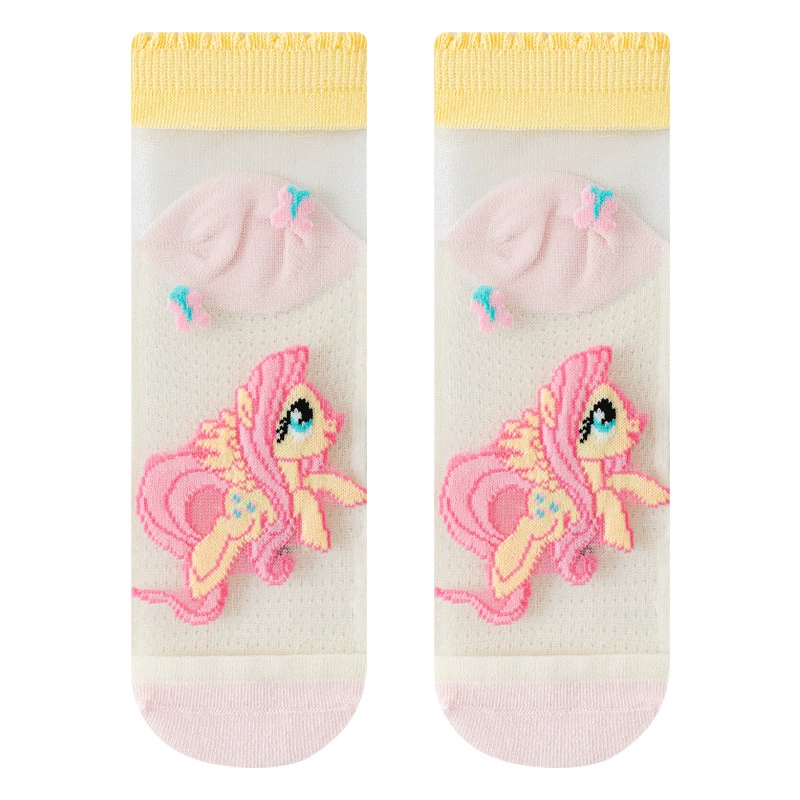 П Pony, летние ультратонкие носки-салфеты cartoon stockings, колготки, средняя длина