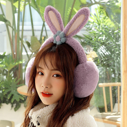 Women's and children's adjustable fruit earmuffs winter warm folding earmuffs ear warmer cartoon bear earbags wholesale