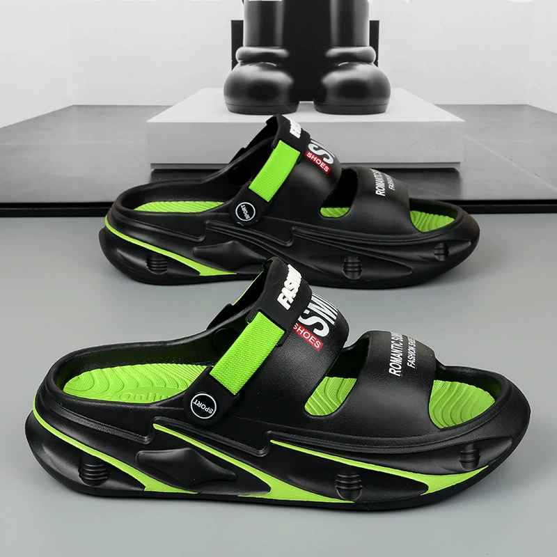 Мужские тапочки носить нескользящие толстые подошвы на открытом воздухе