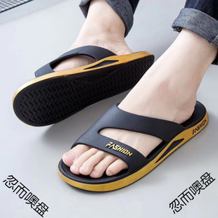 Slippers Men's Casual Sports Shoes Wear-Resistant Non-Slip Home Outdoor Beach Shoes Men's Bathroom Bathing Indoor Business Trip