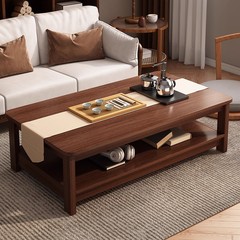 中古风茶几客厅家用2025新款小户型桌子可移动简易出租屋用茶几桌