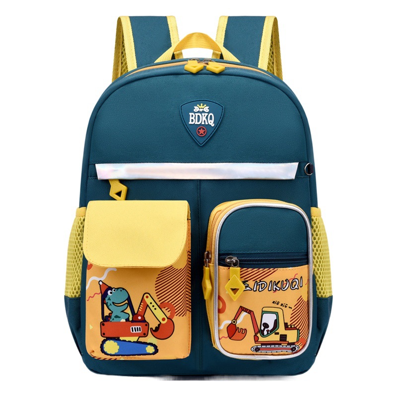 Comercio exterior nueva mochila de dibujos animados Grado 1-3 estudiante de la Escuela Primaria de gran capacidad de protección de la columna vertebral bolsa ultraligera