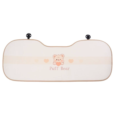 Bowknot Bear Car Neck Headrest - plush-puff-bear-seat-cushion-rear-seat