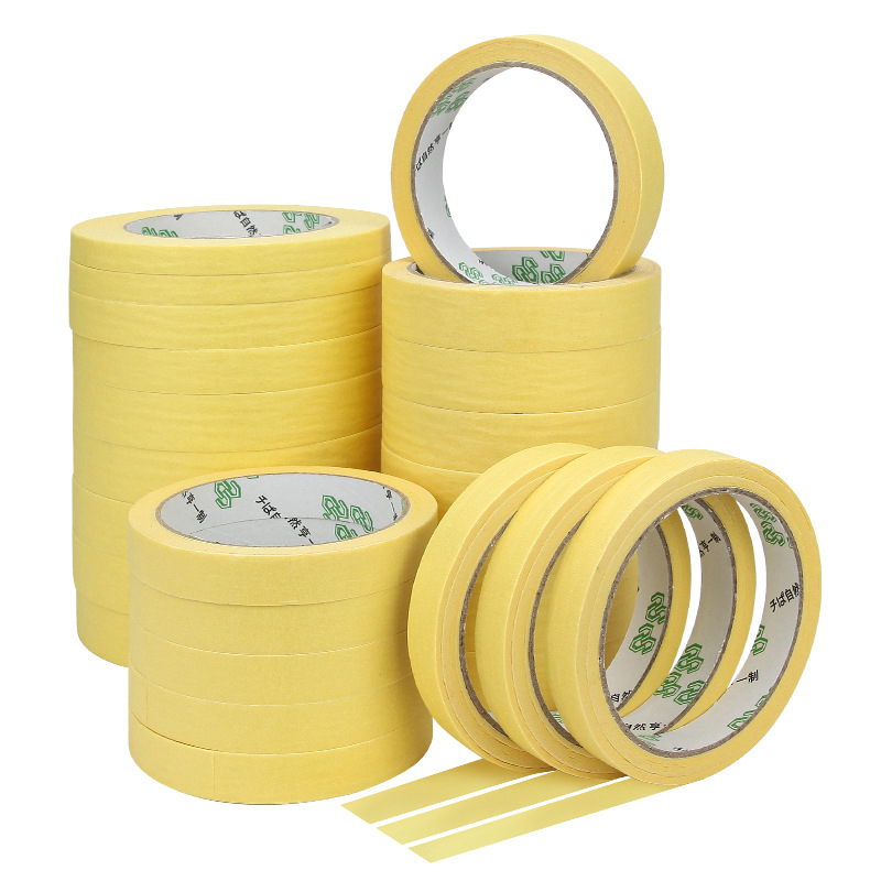 Лента малярная Jielian желтая 0.5см x 20м