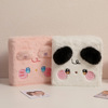 Plush cartoon square photoalbum, storage system, card book for elementary school students, tear-off sheet