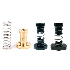 3D打印機消間隙螺母 T8銅螺母消間隙消回差螺母梯型不鏽鋼絲杆