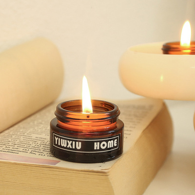 Cross border DIY manual Vegetable wax Aromatherapy candle ins Candle originality glass Fragrance birthday candle wholesale