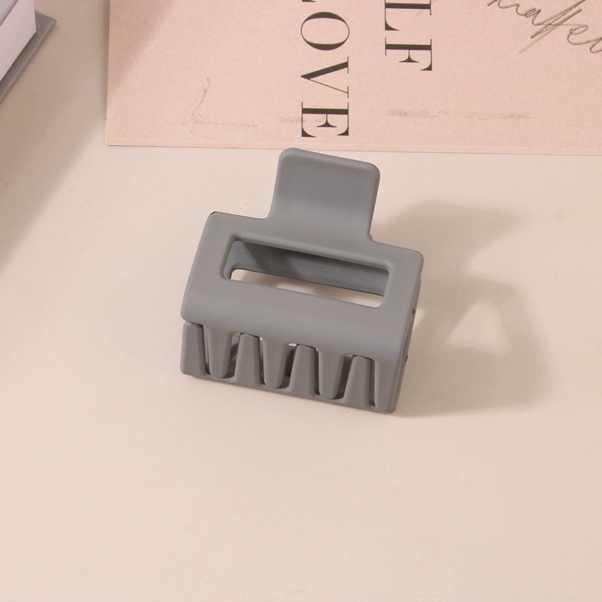 (Cross-border trading), rectangular matte crab pin, big shark, hairgrip, Amazon, simple and elegant design