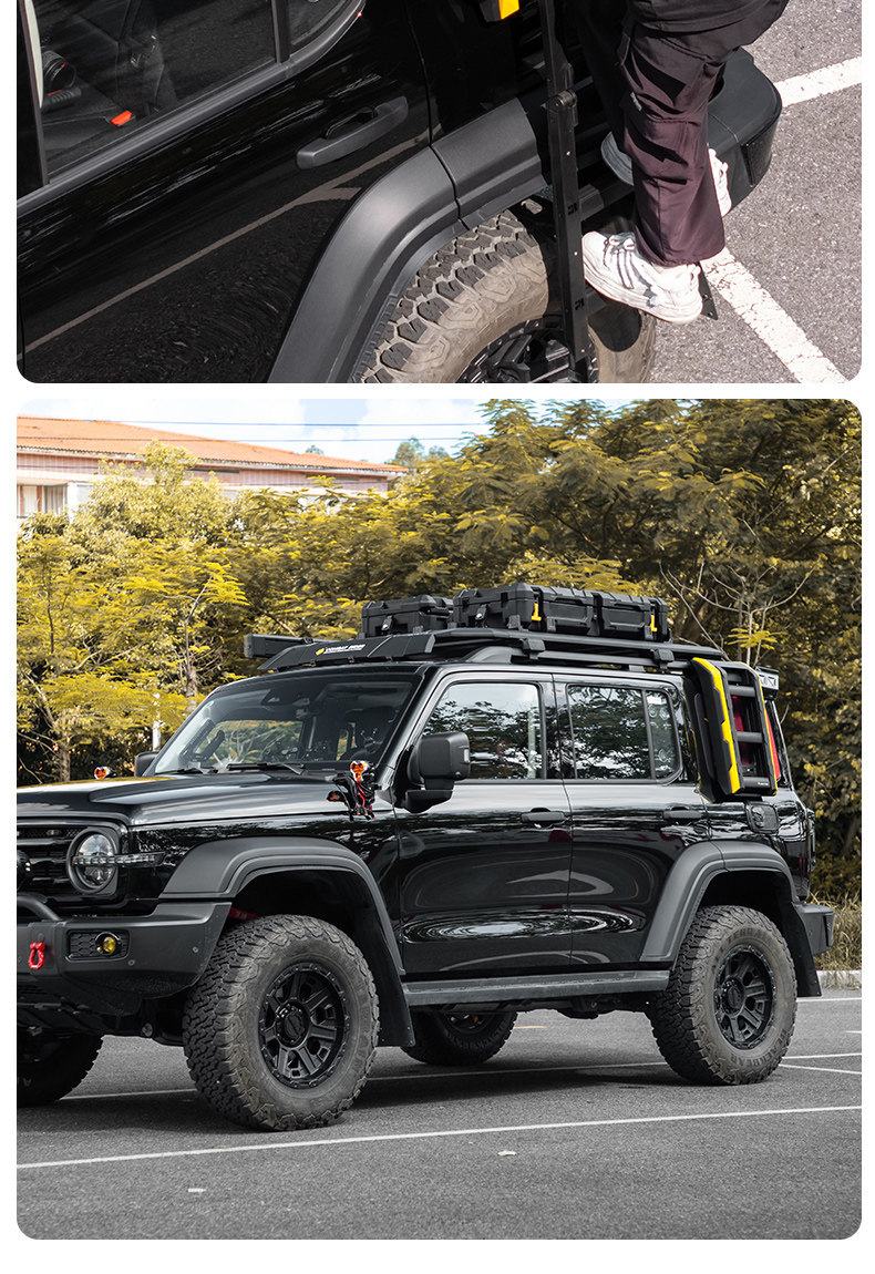 Suitable for Tank 300 Outdoor Camping Vehicle Roof Expansion, Explorer Roof Rack, Canopy Side Tent