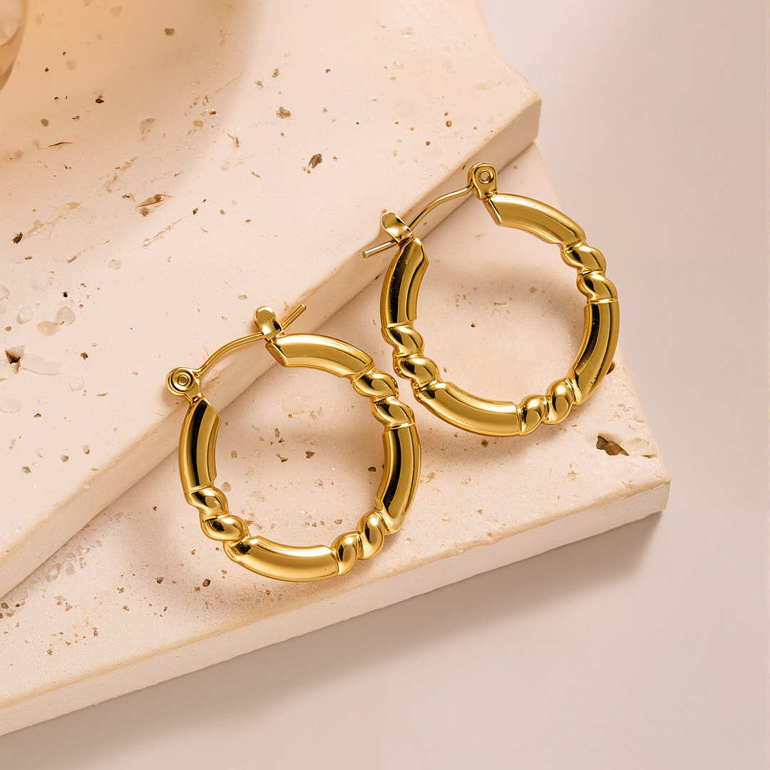 Eh070 earrings gold