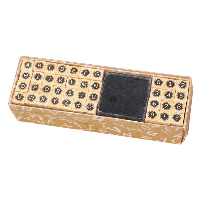 Diario básico traje semana número mes carta sello DIY diario sello de madera 40 unidades en 8 modelos