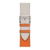 Orange, white