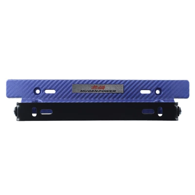 License plate holder/license plate holder color carbon fiber pattern modified - blue