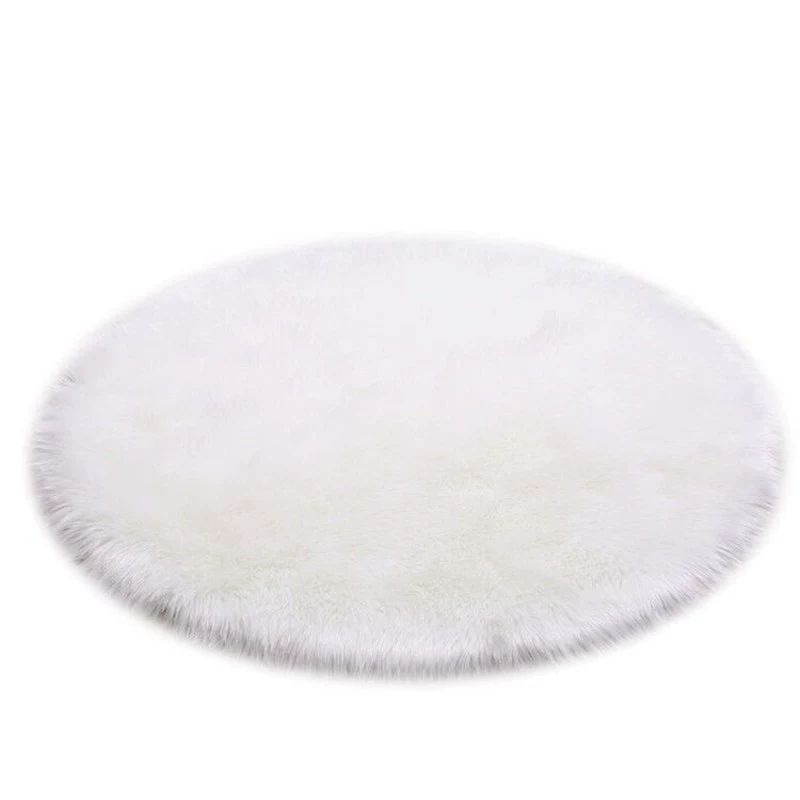 Round Modern Carpet, Simple Elegant Design, Multiple Colors, Diameters 30–180 cm