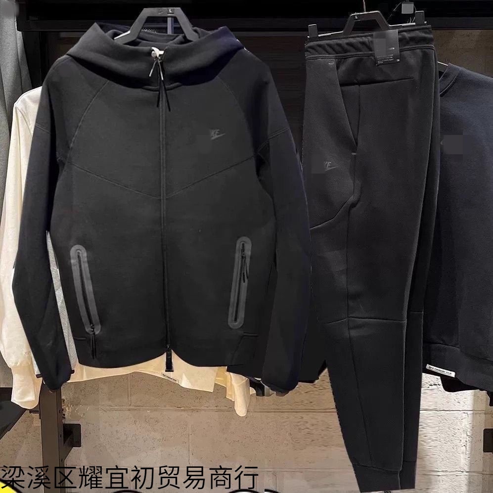 Spring and Autumn New Cu4496 Sports Pants Casual Running Windproof Training Jacket Jacket Knitted Two-Piece Suit for Men