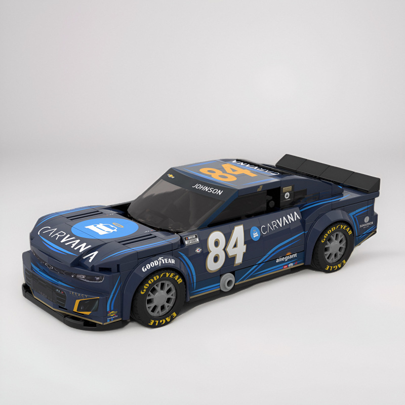 MOC-XM317 NASCAR 2023 8-cell racing sports car 306 electronic drawings 306 stickers MOC-XM317 NASCAR 2023 8-cell racing sports car 306 electronic drawings 306 stickers
