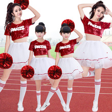 六一儿童节表演服装舞蹈套装女韩版现代舞演出服啦啦队服装啦啦操