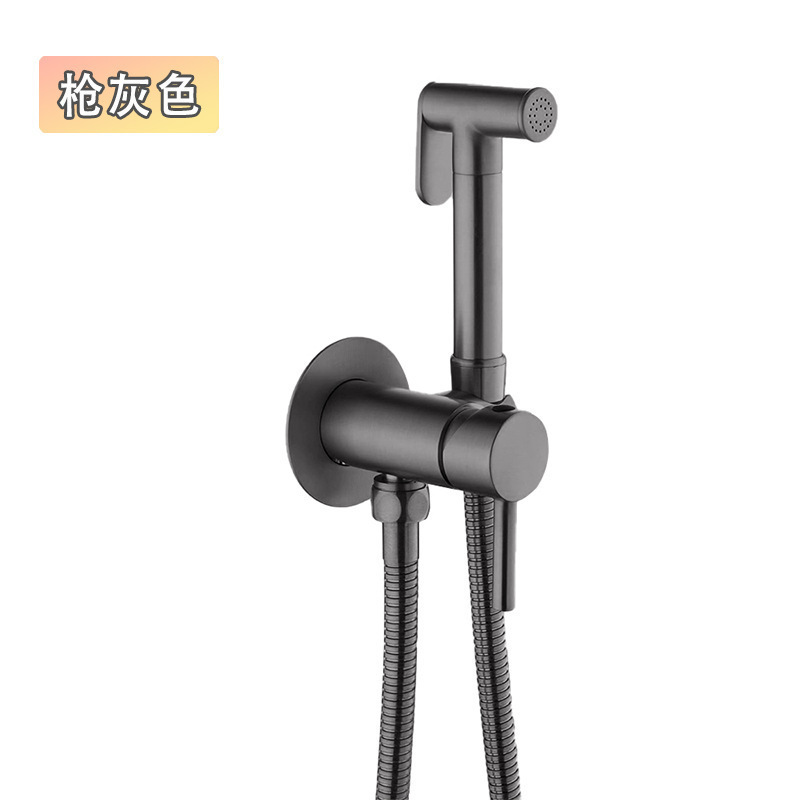 全銅製トイレスプレーガン蛇口トイレコンパニオンセット女性用洗浄スプレーガン1イン2アウト三角バルブブラケット|undefined
