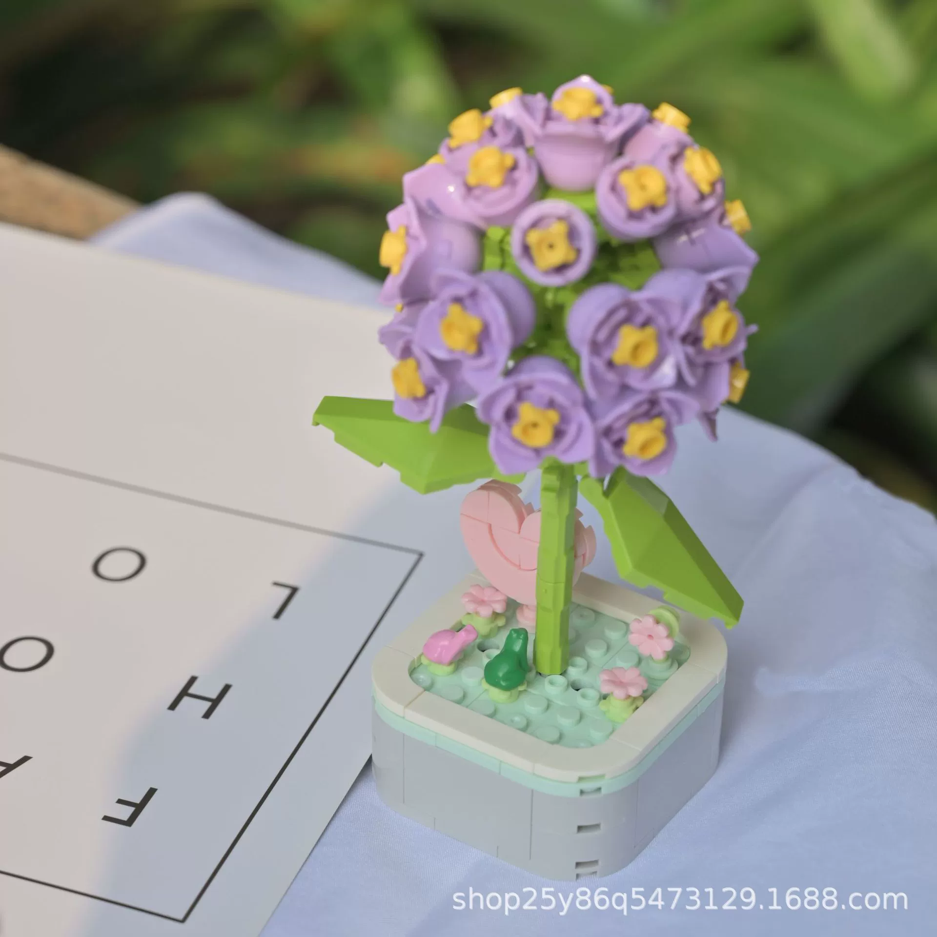 Building Set (Lego) Flower Constructor — Sunflower & Floral Models, Giftable Kits