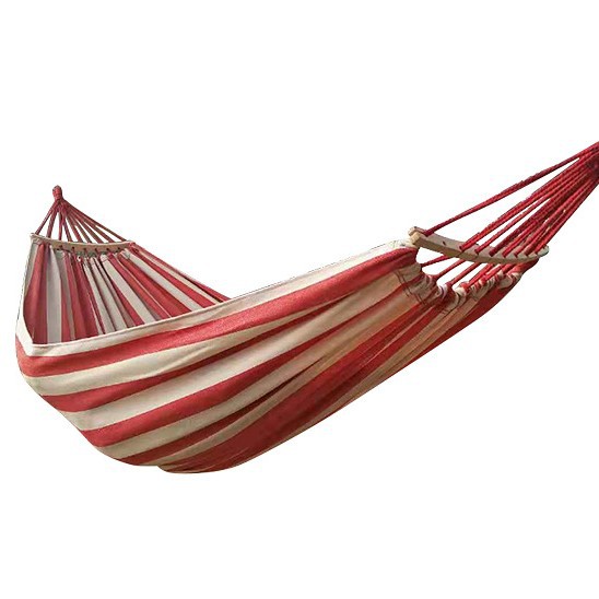 Fuhua hamaca al aire libre Individual Doble columpio estudiante interior dormitorio engrosada lona camping anti-Flip hamaca