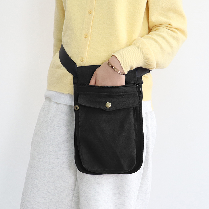 Amazon escalando y corriendo delantal diagonal de múltiples bolsillos, riñonera, cremallera resistente al desgaste, bolso de transporte multifunción transfronterizo con todo incluido