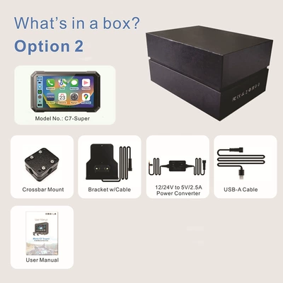 7inch Android 8.1 Portable Motorcycle Car Convenient GPS Navigation - accessory-no-2