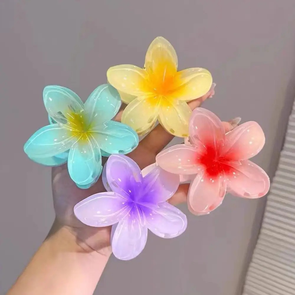 Clip de agarre de frangipani estilo europeo/americano – venta caliente en vacaciones, horquilla trasera, al por mayor