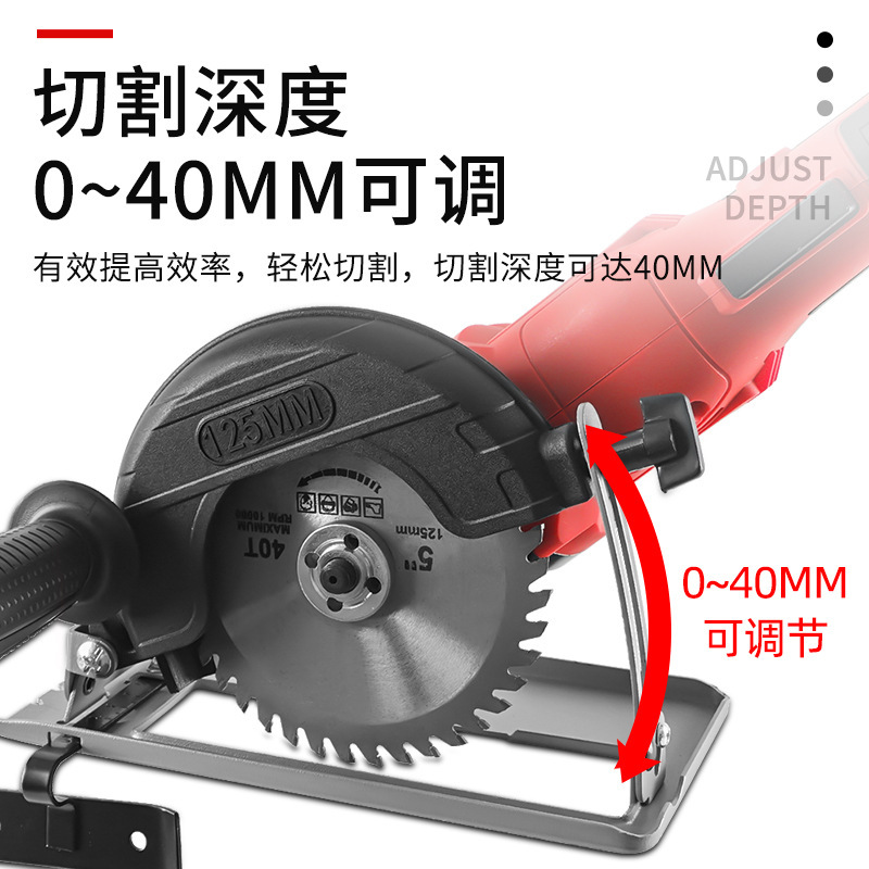 Máquina de corte de amoladora de ángulo variable, soporte de conversión, cubierta protectora de sierra de mesa, base de sierra circular, máquina de lijado manual, soporte universal fijo