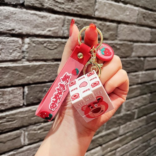 Kuromi Series Rubik's Cube Accessories Couple Keychain Doll Wholesale Pendant Small Gift Creative Keychain