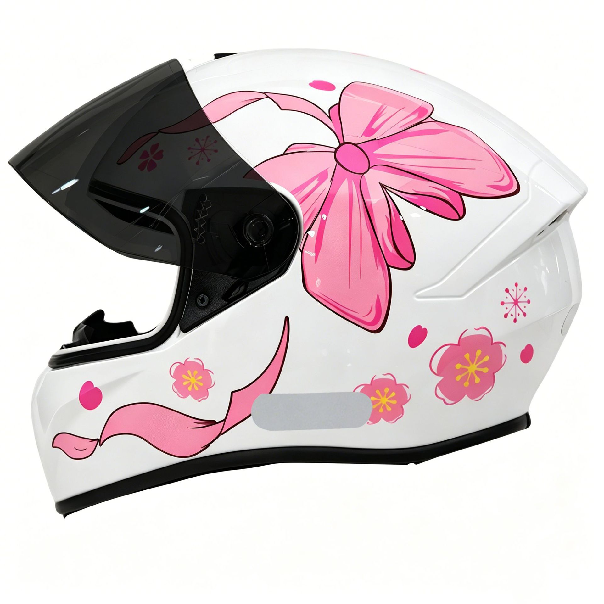 3C certified motorcycle helmet with personalized patterns, suitable for all seasons, electric vehicle riding helmet, safe and comfortable full-face helmet