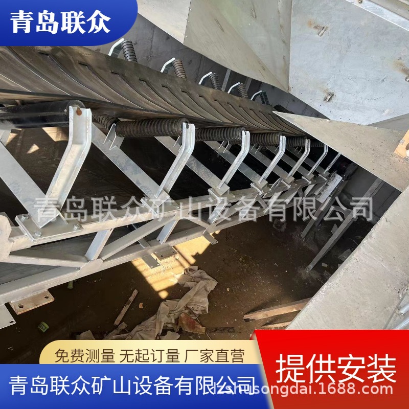 吉林供应矿用皮带输送机 工业用胶带传输机传送机 可现场指导安装