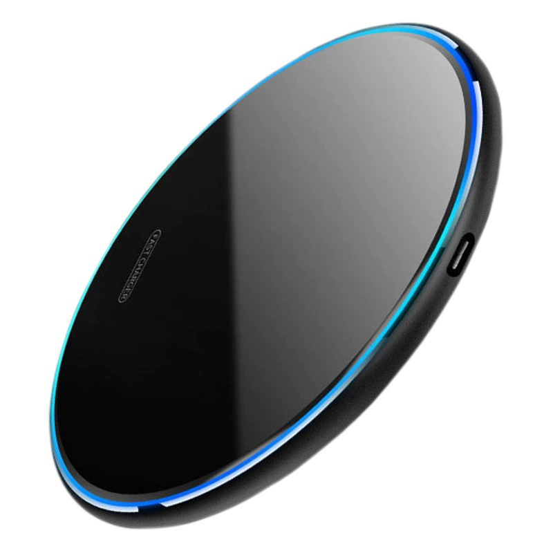 Зеркало 15W Беспроводное зарядное устройство Настольный акриловый алюминиевый сплав для OPPO Find X3 беспроводной зарядки