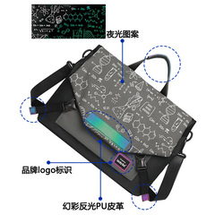 ラップトップ、トレンディなクロスボディ、大容量、16inch ゲーミングノートブック、ノートブック、ポータブル学生用スクールバッグ、工場直販