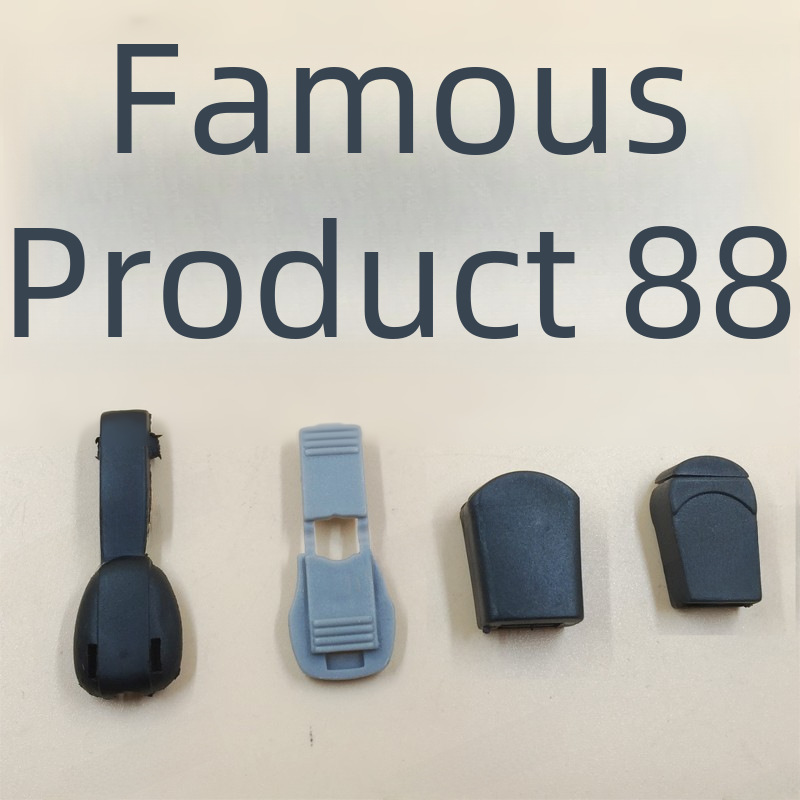 Single hole double hole black and white plastic spring buckle elastic buckle rope buckle pig nose buckle