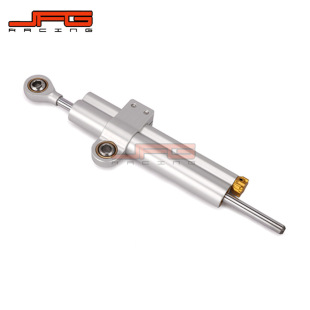 Motorcycle sports car universal modified reinforced one-piece titanium ruler directional damper anti-swing head buffer balance Rod