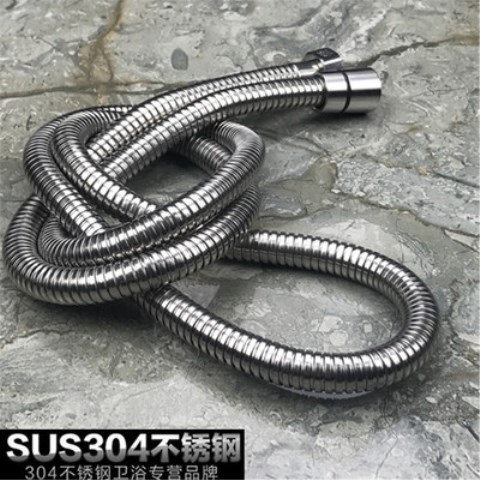 Stainless steel spring tube bathroom water heater, household water pipe, 1.5-meter shower head water inlet hose, starting from one piece undefined