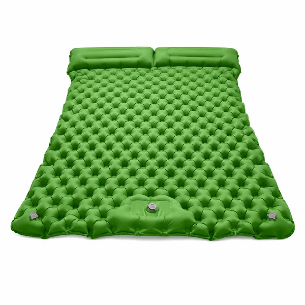 Outdoor mountain camping inflatable mattress, portable lightweight moisture-proof mat