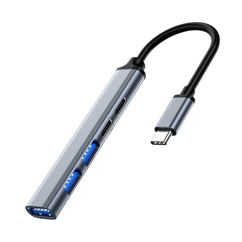 USB extensor multifunción de uno a cuatro Hub divisor de expansión muelle computadora multi-interfaz