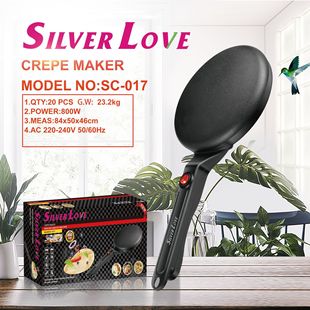 Foreign Trade Export Pancake Maker for Home Use, Spring Roll Wrapper Maker, Pancake Maker, Small Mille-Feuille Electric Pancake Pan, Pancake Maker