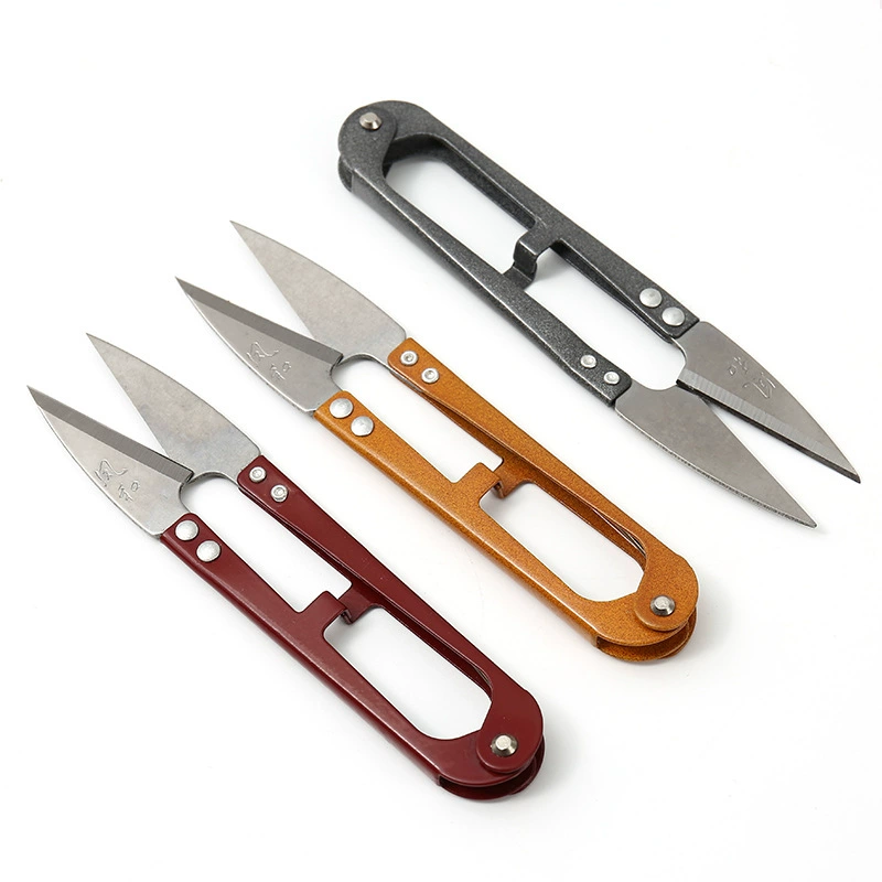 Fengha бренд U-образная пружина маленькая марля вышивка крестом вышивка из углеродистой стали ножницы для домашнего шитья ручной работы